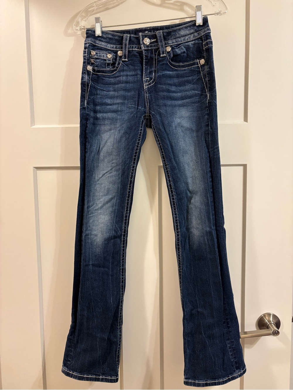 Miss Me Dark Blue Boot Cut Jeans